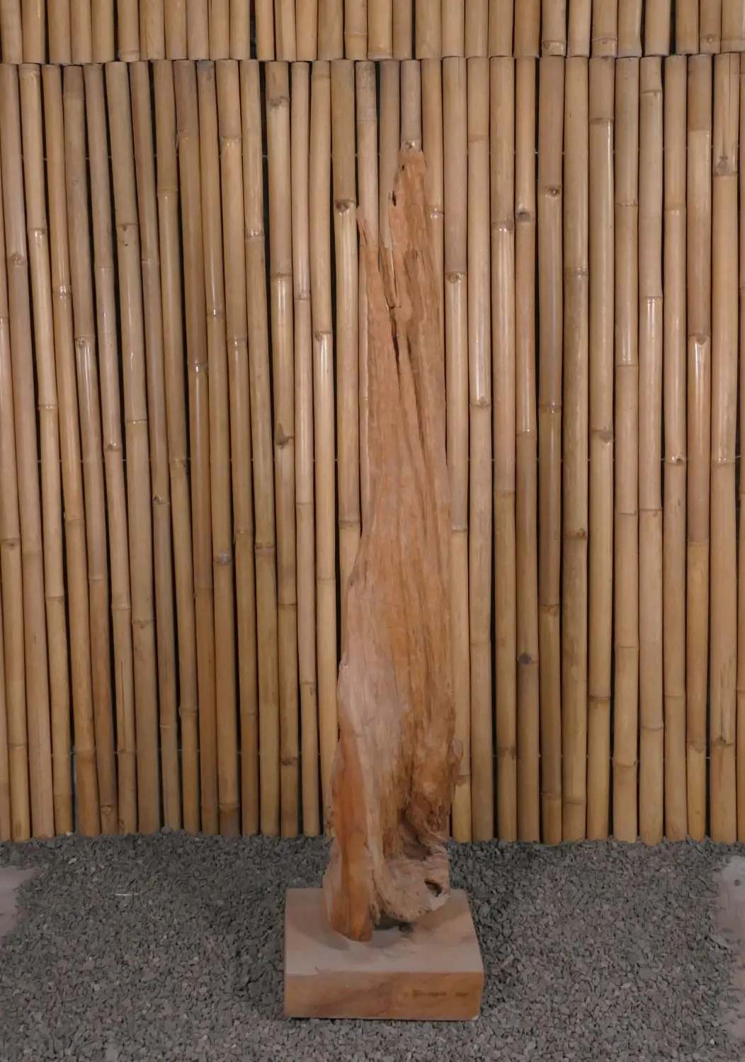  Product image 7 of the product “Root with stand made of teak wood about 160cm height ”